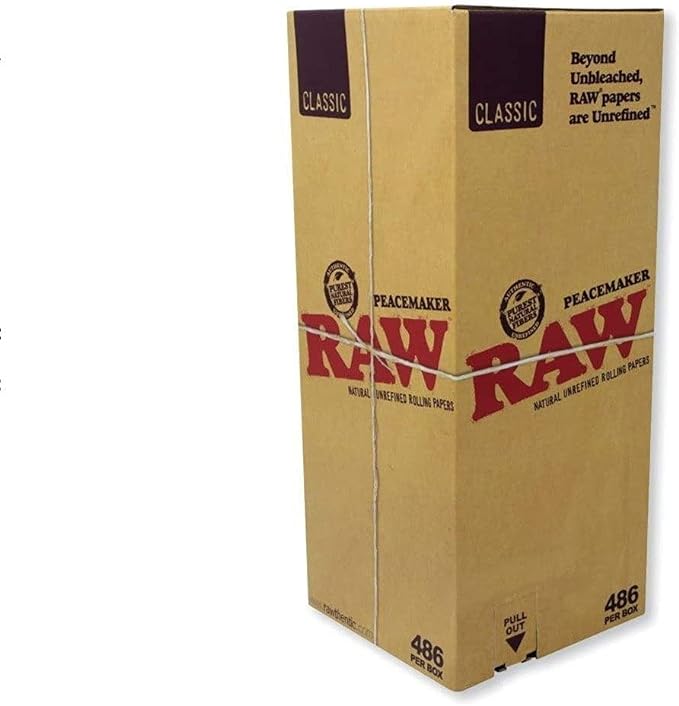 RAW -CLASSIC PRE ROLL PEACEMAKER CONE BULK 486CT