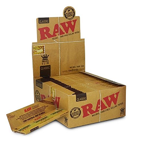 Raw - Classic Kingsize Slim Rolling Paper - 50 ct.