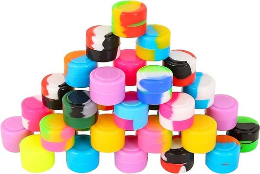 SILICONE DAB JAR 2ML - 25CT