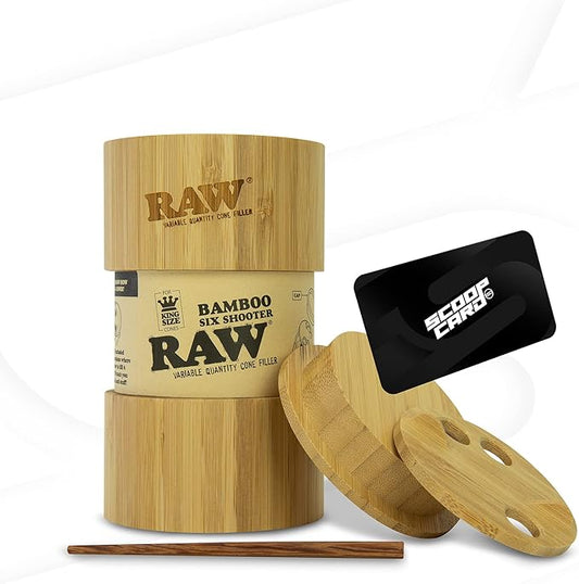 RAW- BAMBOO SIX SHOOTER CONE FILLER