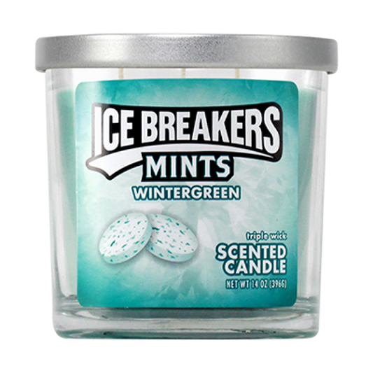 Ice Breakers Mints Triple Wicked Scented Candle-14 OZ
