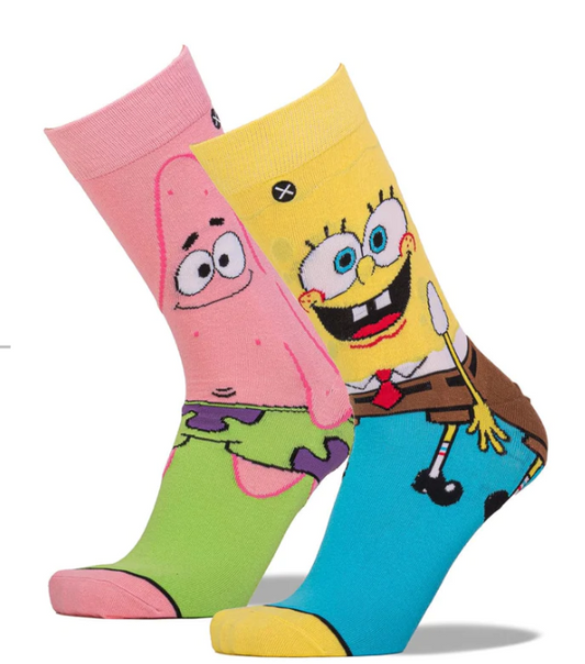 CRAZY SOCKS SPONGEBOB