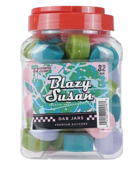 BLAZY SUSAN DAB JARS - 52CT - 32MM