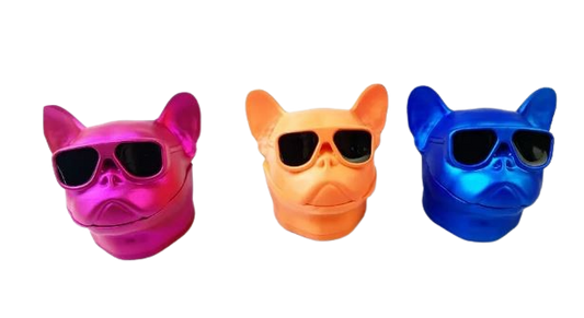 PUG WITH GLASSES DRY HERB GRINDER