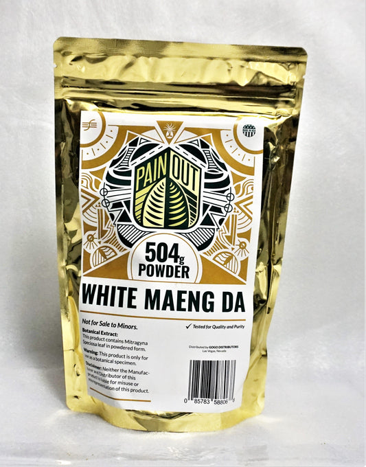 Pain Out - White Maeng Da Kratom - 504G Powder