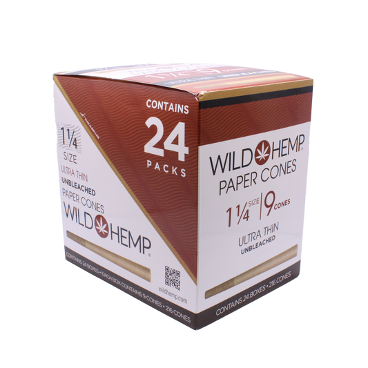 Wild Hemp Paper Cones 1 ¼