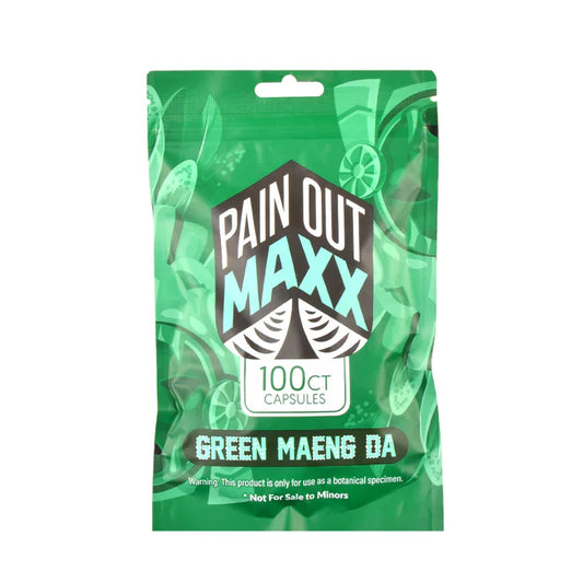 PAIN OUT MAXX KRATOM CAPSULES - GREEN MAENG DA