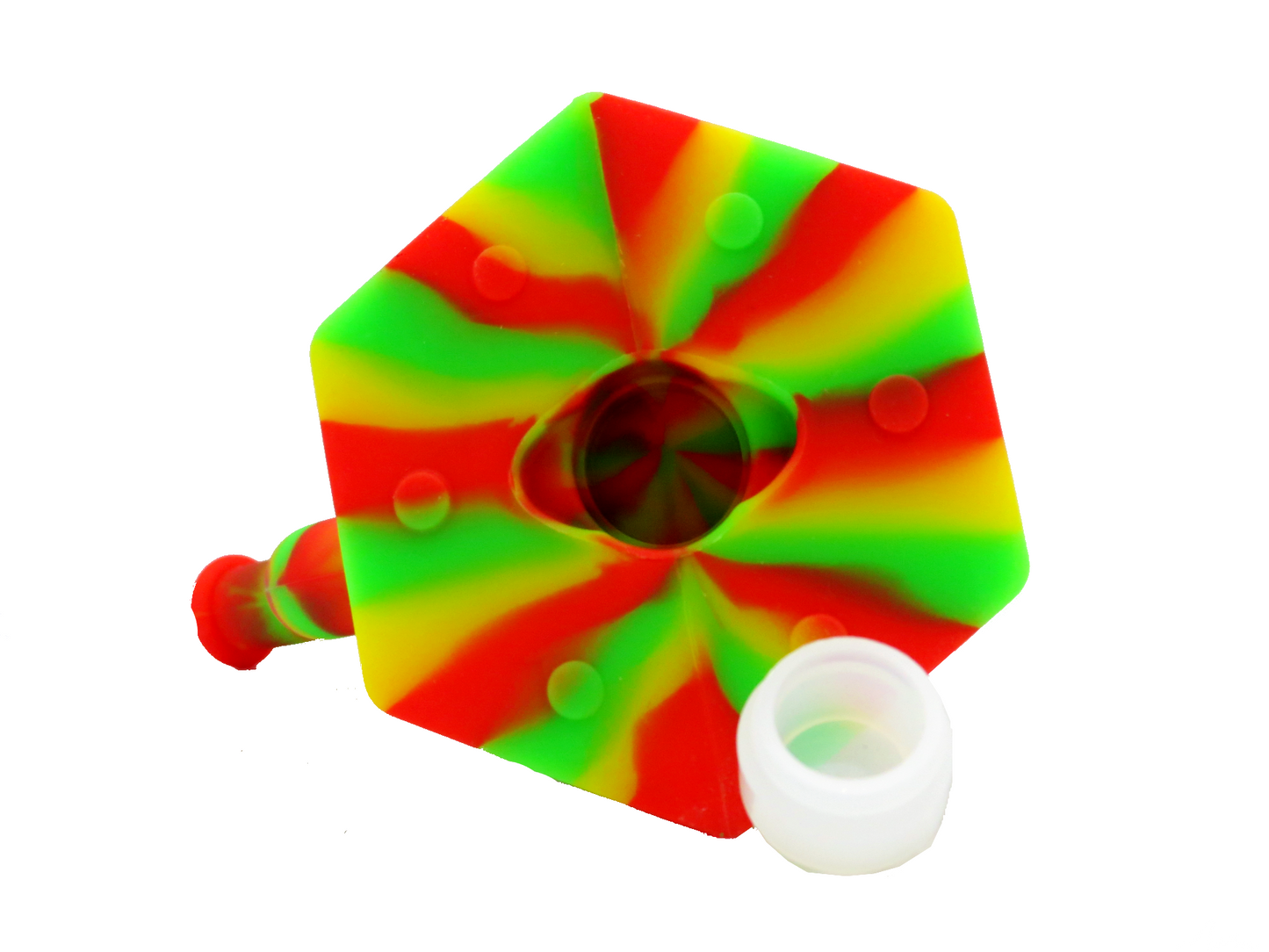 Silicone - Hexagon Silicone Water Pipe