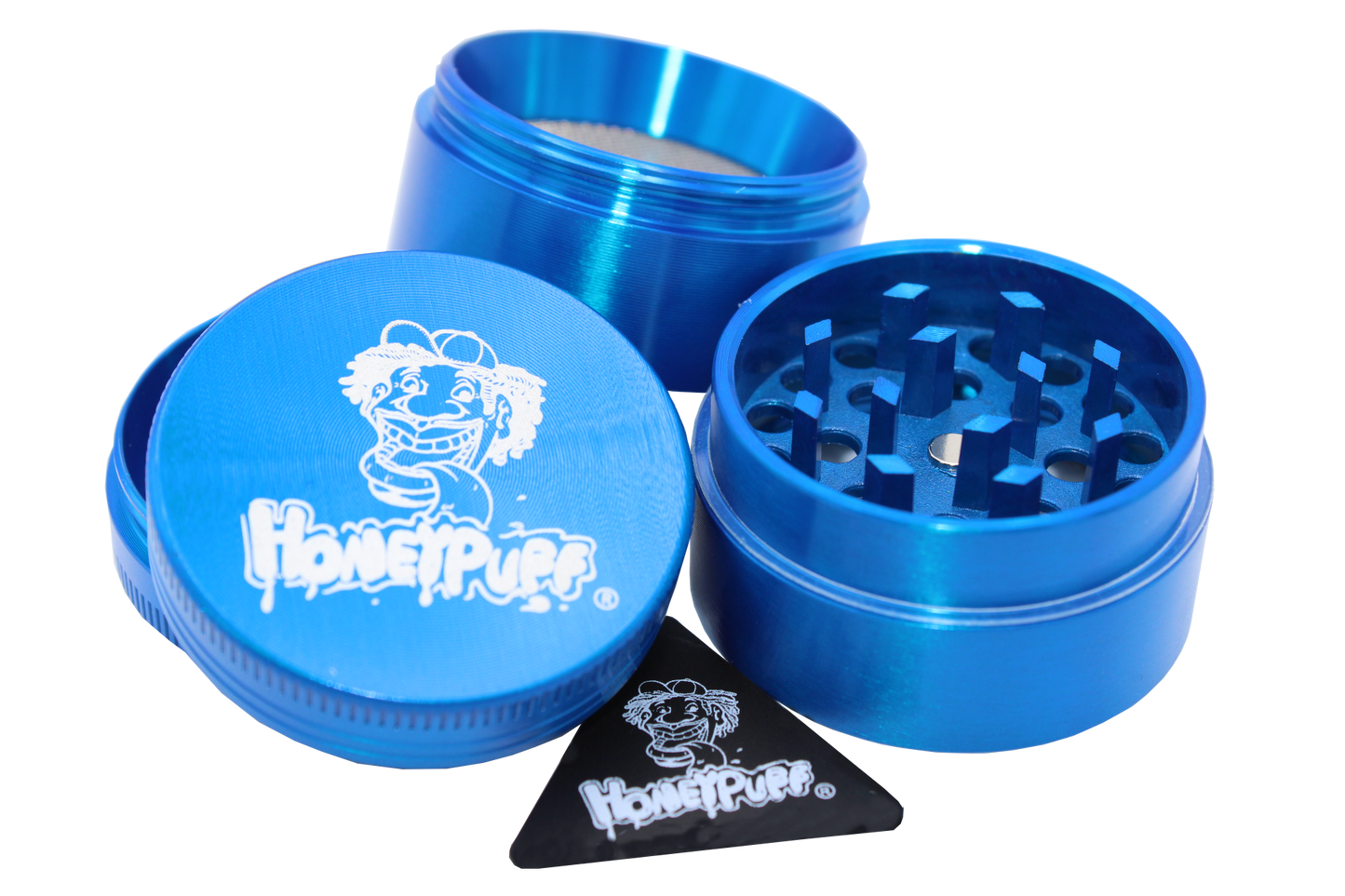 Honey Puff Aluminum Mixed Color Herb Grinder 50MM