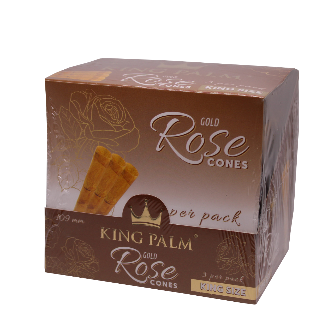 King Palm Rose Cones 15 Units Per Display