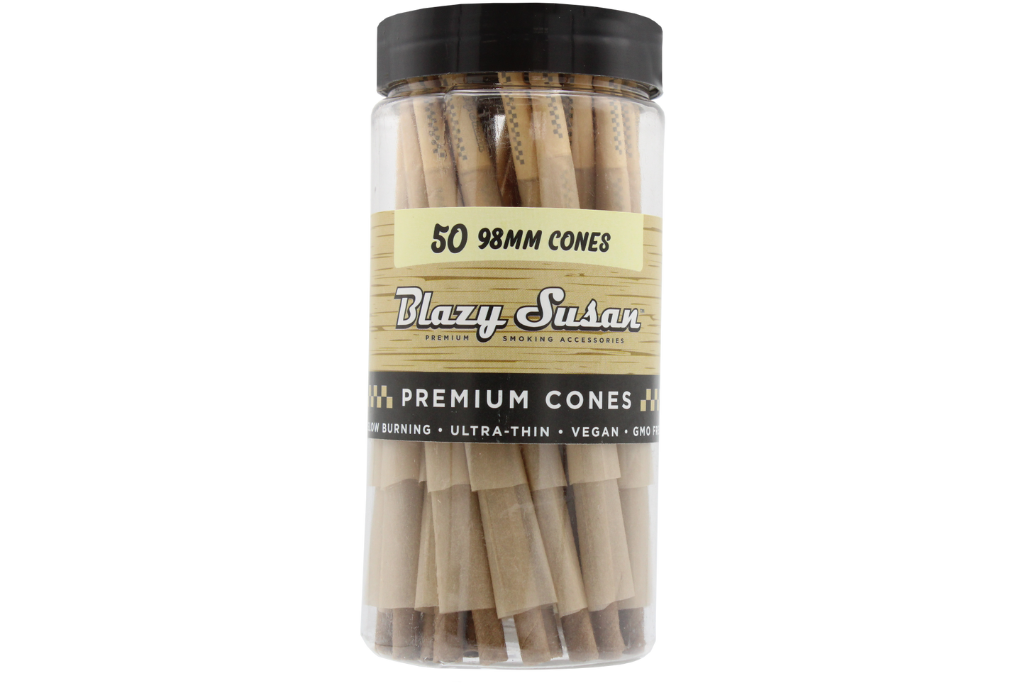 Unbleached Pre Rolled Cones 50 Count