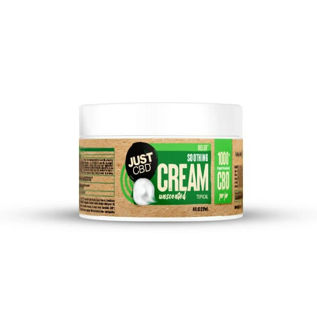JUST CBD CREAM TUB 8OZ