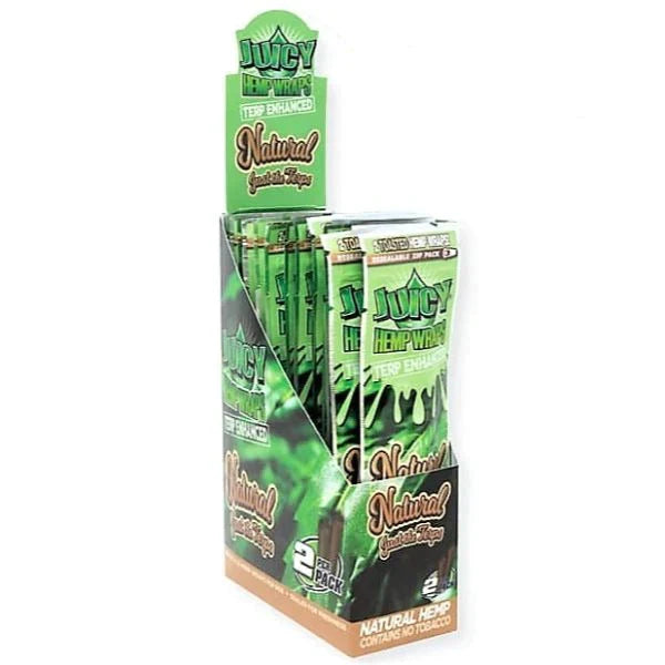 JUICY HEMP WRAPS TERPS ENHANCED-25CT/2PK
