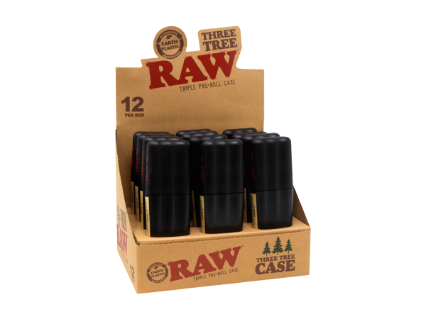 RAW-THREE TREE TRIPLE PRE-ROLL CASE 12PK