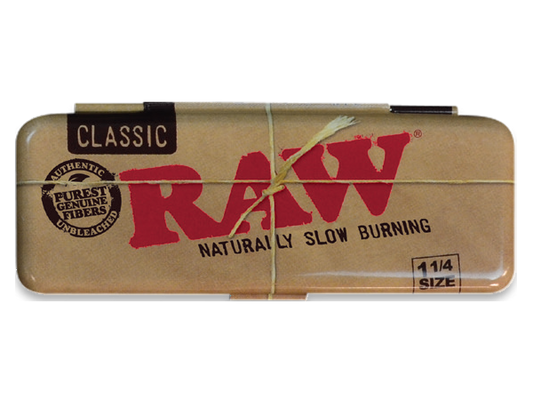 RAW-1 1/4 SIZE CLASSIC METAL ROLLING CASE