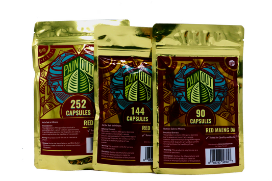 Pain Out - Red Maeng Da Capsules