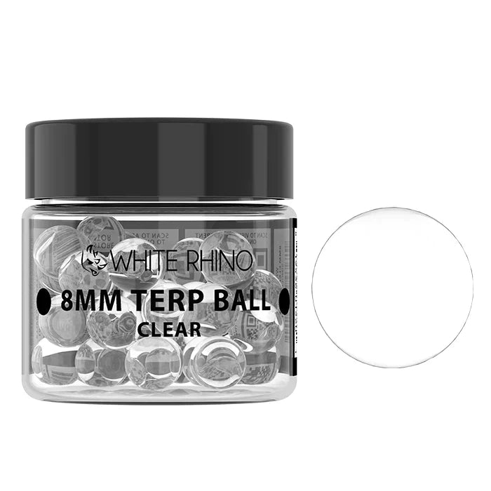 WHITE RHINO TERP BALLS 100CT ( 8MM,6MM & 4MM )