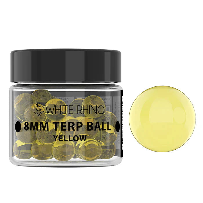 WHITE RHINO TERP BALLS 100CT ( 8MM,6MM & 4MM )