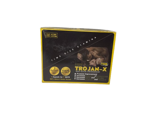 TROJAN-X 750K SUPPLEMENTS FOR EXTRA STRENGTH