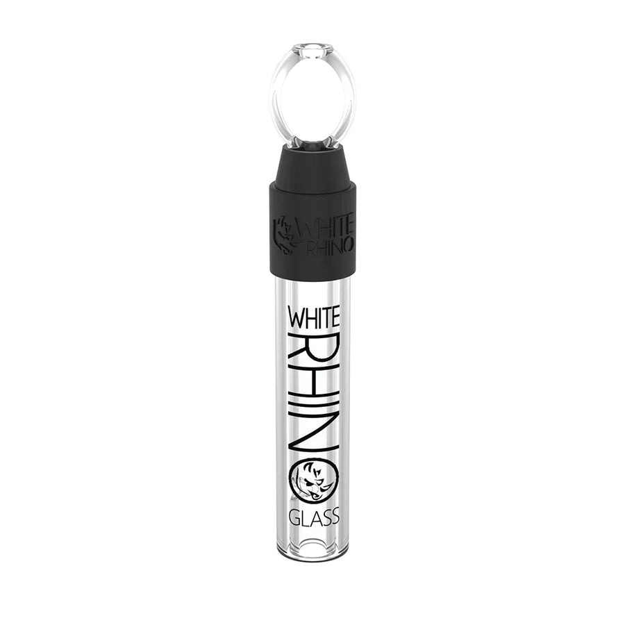 WHITE RHINO GLASS BLUNT SLIDER 25CT DISPLAY