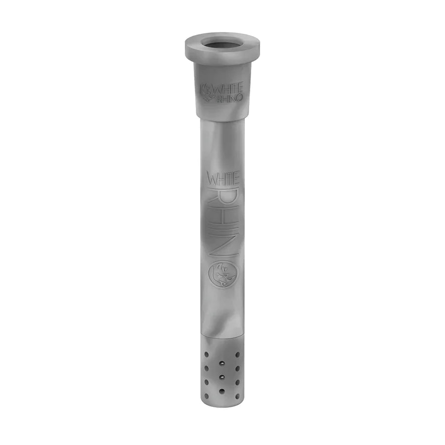 WHITE RHINO SILICONE DOWNSTEM GLOW IN THE DARK