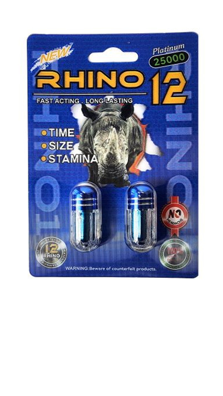 RHINO 12 PLATINUM 25000 24PK 2CT