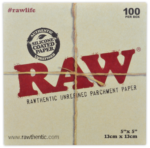 Raw - Parchment Squares (5"x5") - 100 ct.