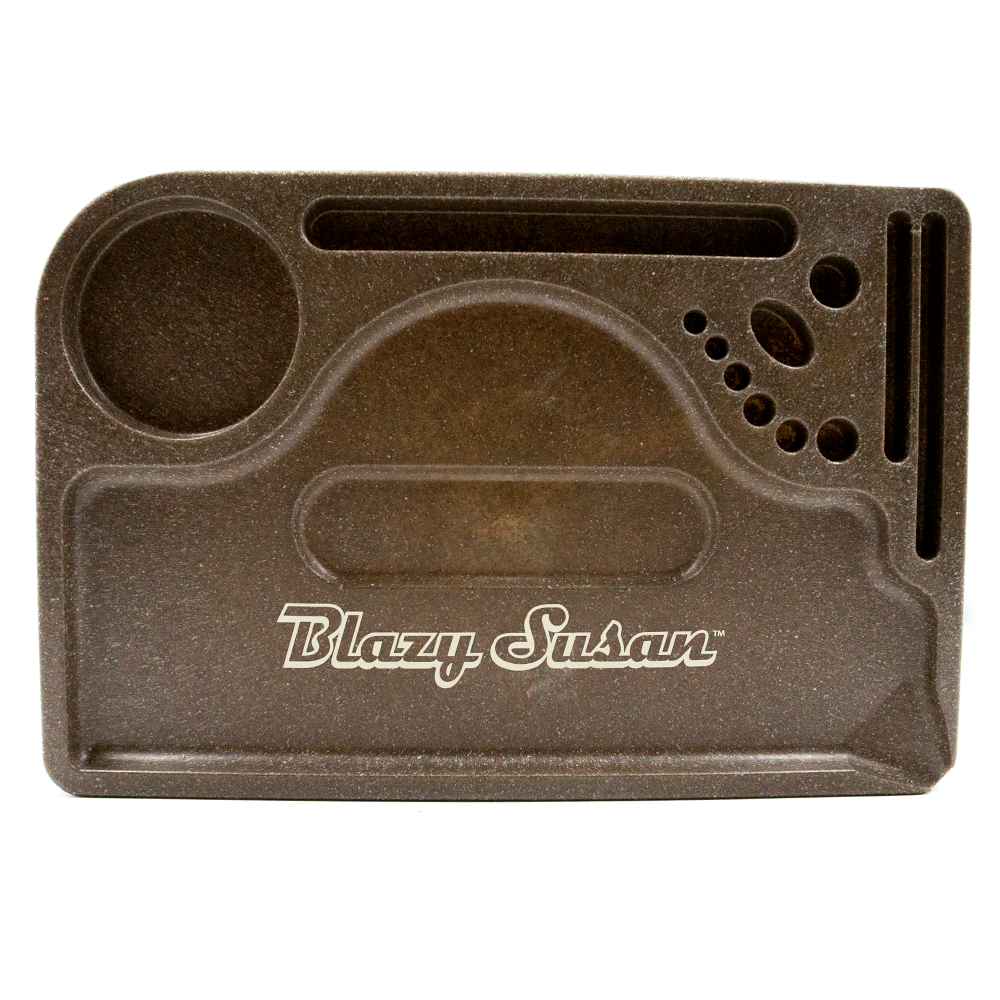 Blazy Susan  - Hemp Plastic Rolling Tray