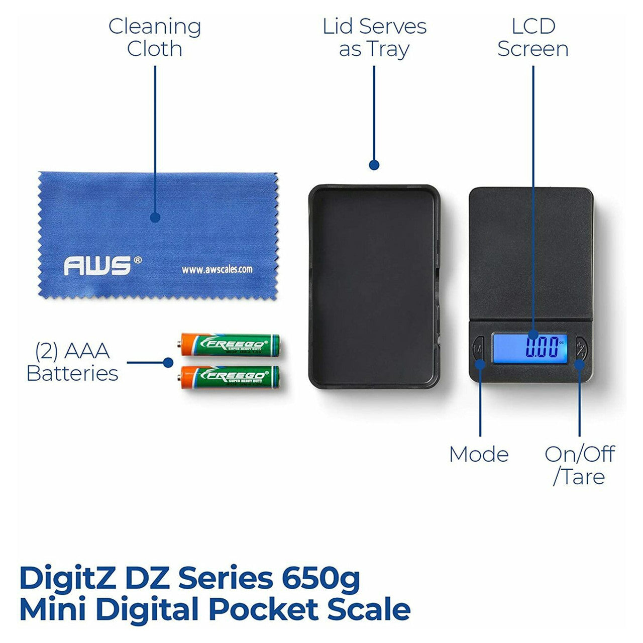 DIGITZ DZ-MINI 650Gx0.1G