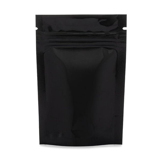 MYLAR BAGS CHILD RESISTANT BLACK / WHITE  100CT
