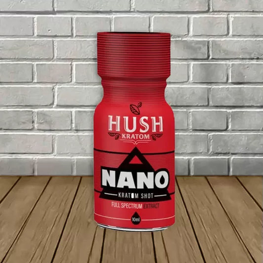 HUSH KRATOM SHOTS 10ML NANO -12CT