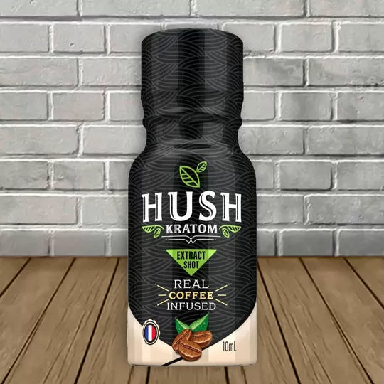 HUSH KRATOM ULTRA COFFEE SHOT 10 ML 12CT