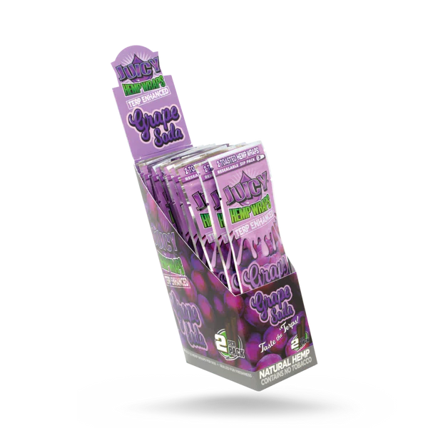 JUICY HEMP WRAPS TERPS ENHANCED-25CT/2PK