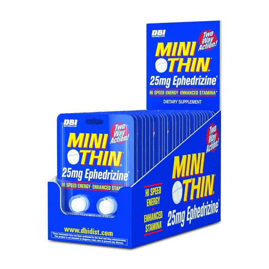 DBI MINI THIN 25MG EPHEDRIZINE 24CT DIETARY SUPPLEMENT