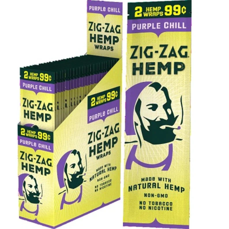 Zig Zag Hemp Wraps 25CT