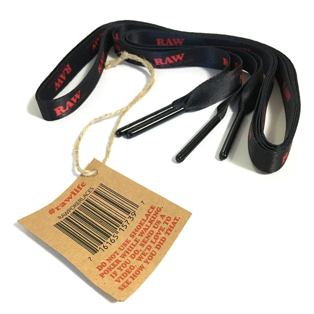 Raw - Poker Shoelaces
