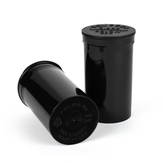 Pop Top Vial - 19 Dram Philips RX Child Resistant - 225pk. Box Assorted Colors